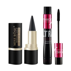 4PC Waterproof Mascara and Gel Eyeliner Set