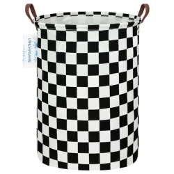 Collapsible Round Laundry Basket Organizer for Kids