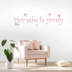 Inspirational Butterflies Wall Decal for Women and Teens