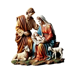 Vibrant Jesus Figurine for Living Room Decor