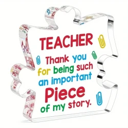 Creative Teacher Appreciation Gift Acrylic Desk Sign