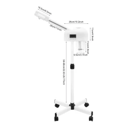 360 Degree Adjustable Facial Steamer for Deep Hydration