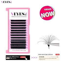Veyelash Easy Fan Silk Eyelash Extensions