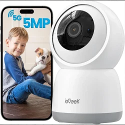 5MP Indoor Home Security Camera with Night Vision